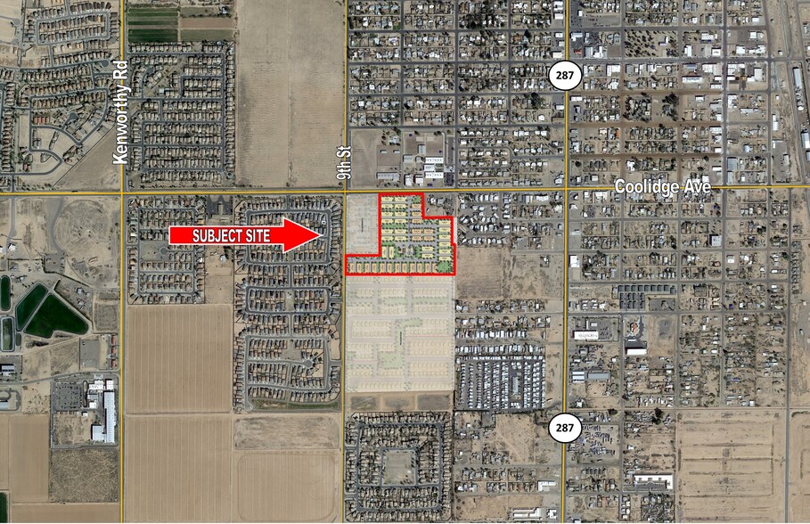 Primary Photo Of Coolidge Avenue @ 9th Street, Coolidge Land For Sale