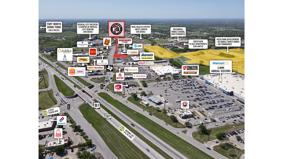 More Photos Of 1300 S FM 51, Decatur Fast Food For Sale