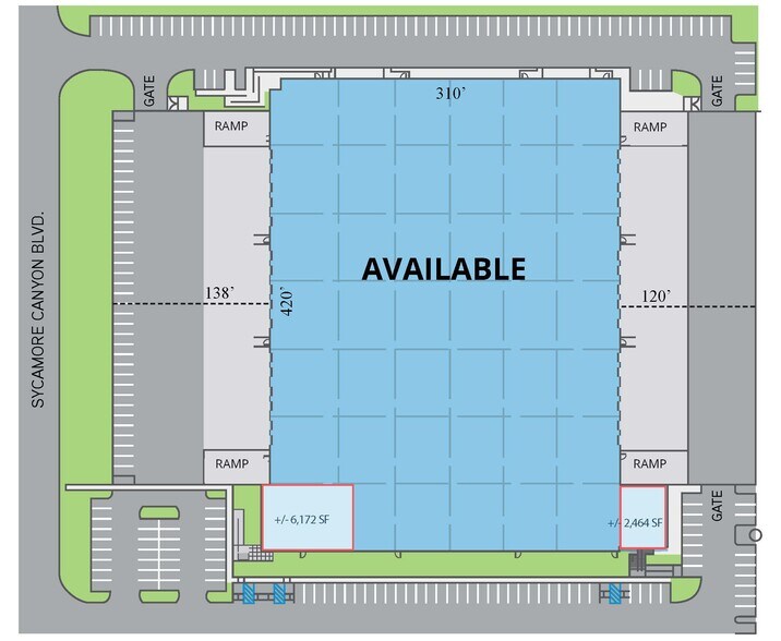 More Photos Of 6250 Sycamore Canyon Blvd, Riverside Warehouse For Lease