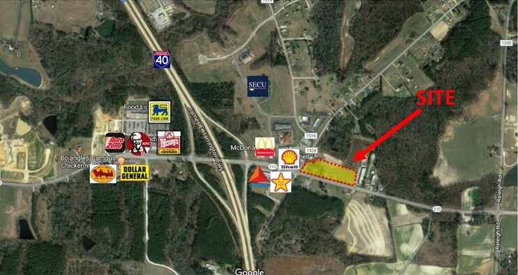 Primary Photo Of N Pleasant Coates Rd @ Hwy 210, Benson Land For Sale