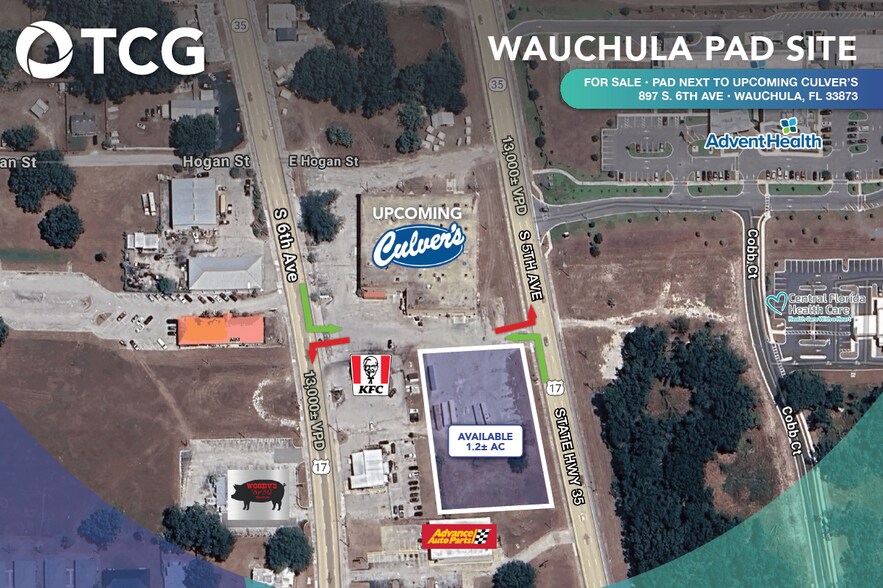 Primary Photo Of 897 S 6th Ave, Wauchula Land For Sale