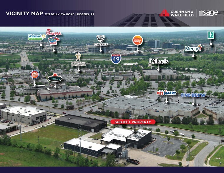 More Photos Of 2121 S Bellview Rd, Rogers Freestanding For Lease