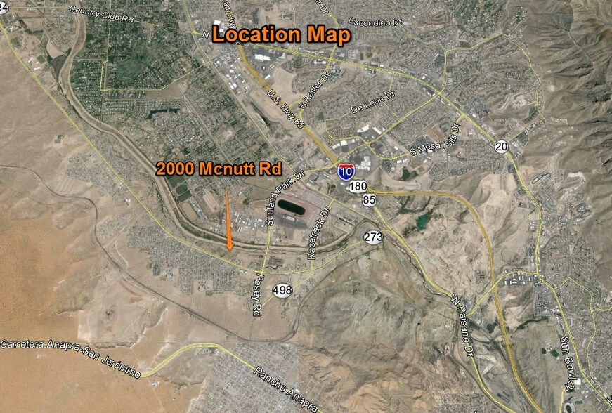 2000 McNutt Rd, Sunland Park, NM 88063 Land For Sale