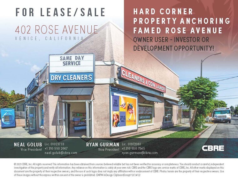 More Photos Of 402 Rose Ave, Venice Freestanding For Lease