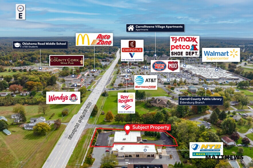 More Photos Of 6300 Bonnie Brae, Sykesville Storefront For Sale