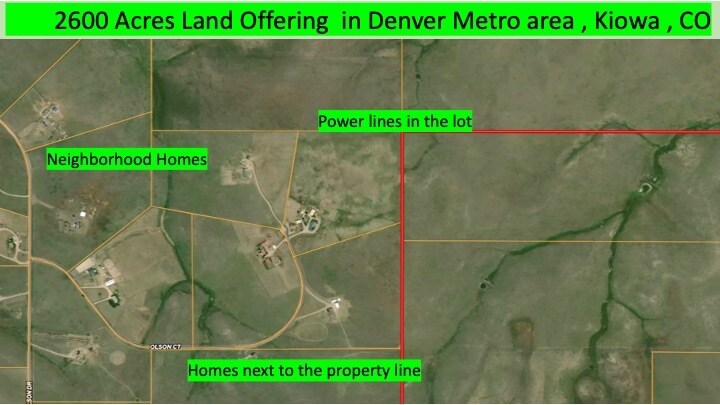 More Photos Of CR 154, Kiowa Land For Sale