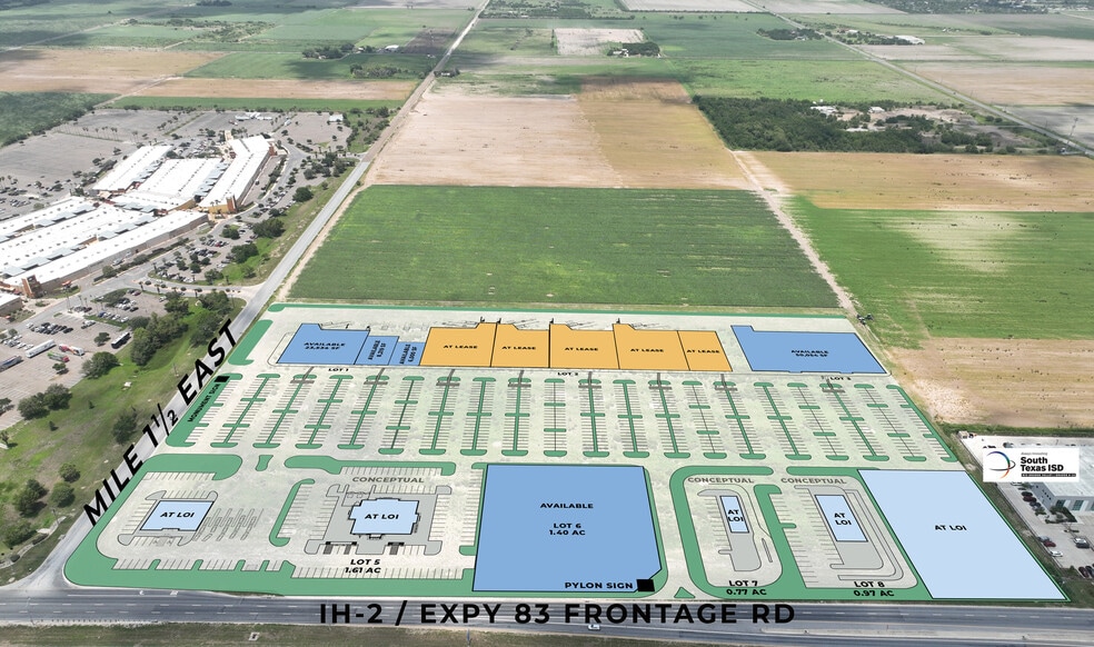 More Photos Of Expy 83 & Mile 1 1/2 East, Mercedes Unknown For Lease