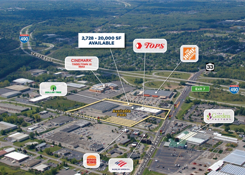 More Photos Of 2255-2345 Buffalo Rd, Rochester Freestanding For Lease