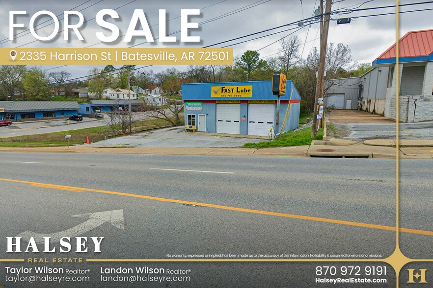 Primary Photo Of 2335 Harrison St, Batesville Service Station For Sale