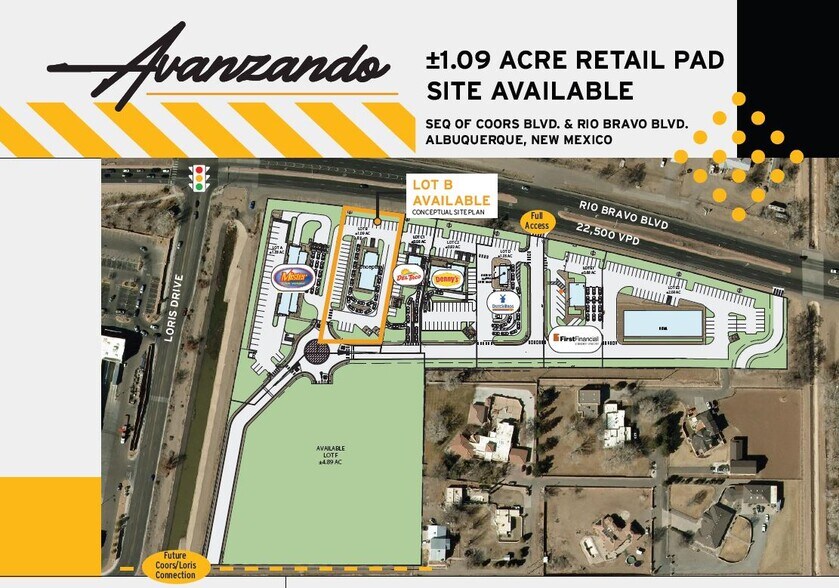 More Photos Of SEQ of Coors Blvd & Rio Bravo Blvd, Albuquerque Land For Sale