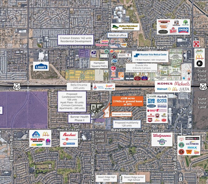 More Photos Of 1803 S Crismon, Mesa Land For Sale