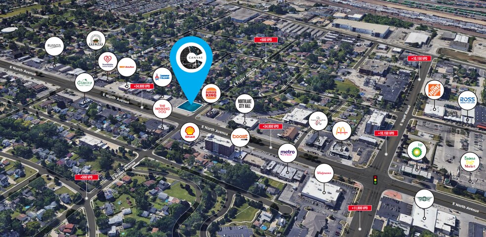 Primary Photo Of 101 E North Ave, Northlake Land For Lease