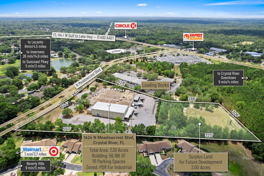 More Photos Of 1624 N Meadowcrest Blvd, Crystal River Manufacturing For Lease