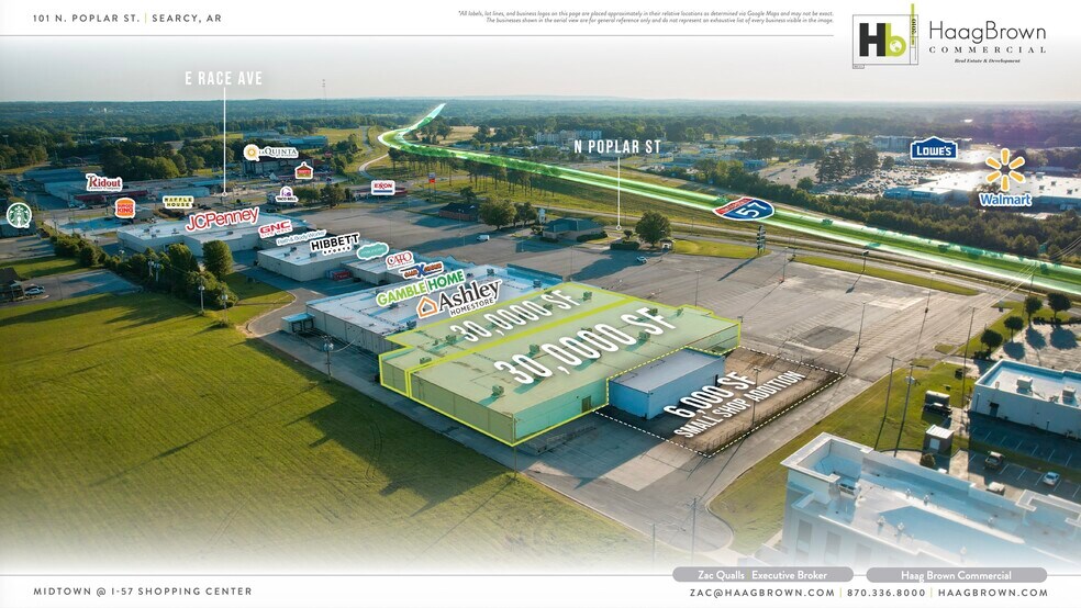 More Photos Of 101 N Poplar St, Searcy Storefront For Sale