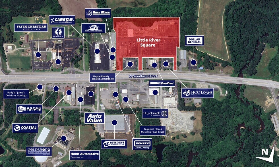 More Photos Of 1308-1320 W Grantham St, Goldsboro General Retail For Sale