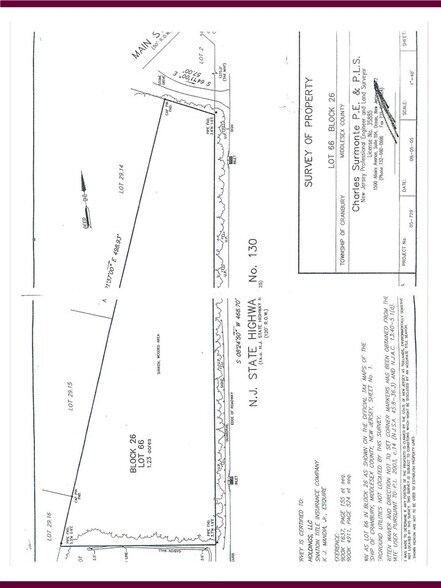 More Photos Of 2657 Route 130, Cranbury Land For Sale