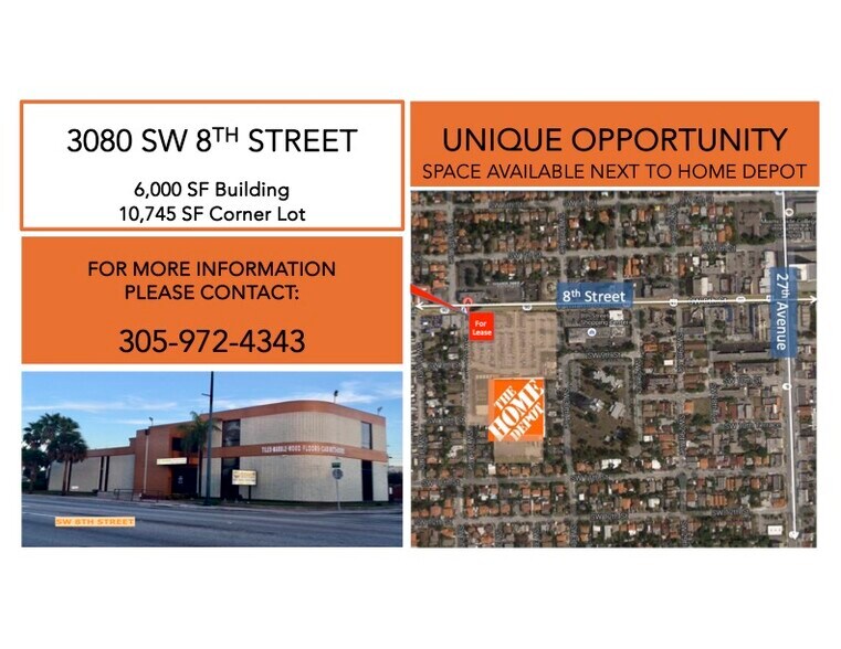 More Photos Of 3090 SW 8th St, Miami Freestanding For Lease