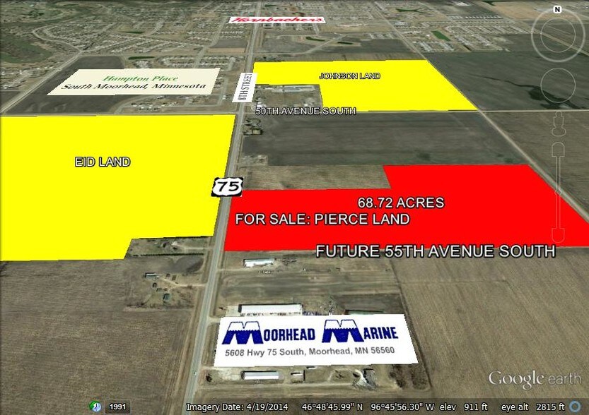 Highway 75 55th Ave S  