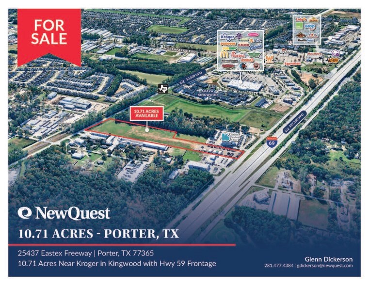 Primary Photo Of 25475 Eastex Fwy, Porter Land For Sale
