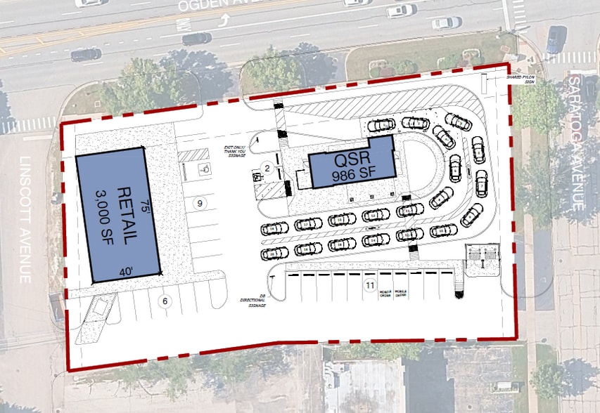 Primary Photo Of 1209 Ogden Avenue, Downers Grove General Retail For Lease