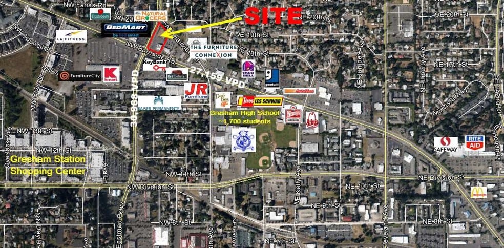 More Photos Of 345 NW Burnside Rd, Gresham Storefront For Lease