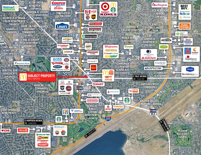 More Photos Of 2651 S Parker Rd, Aurora Fast Food For Sale