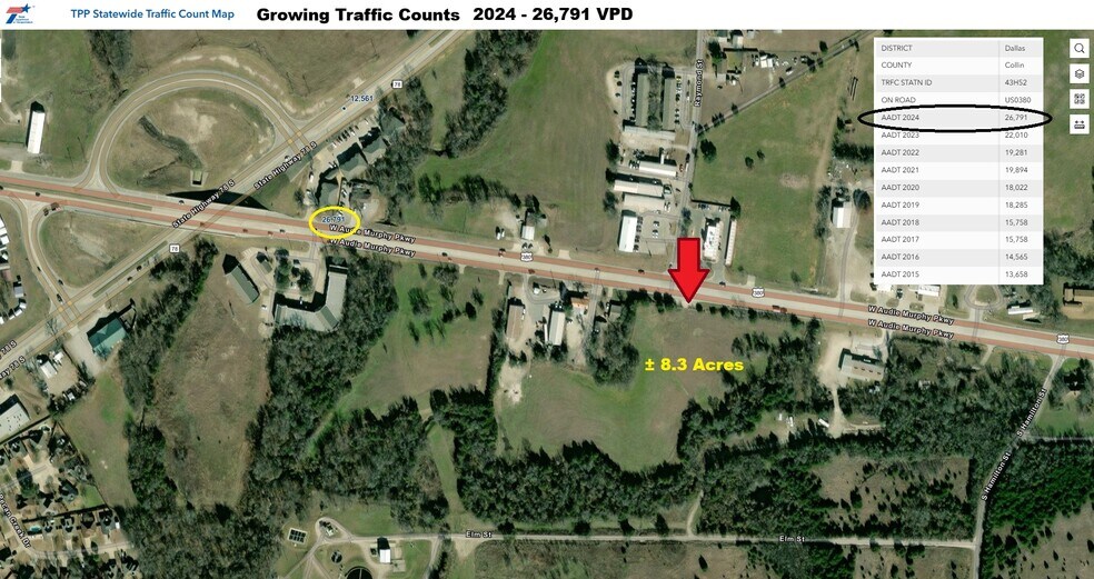 More Photos Of 000 Audie Murphy Parkway, Farmersville Land For Sale