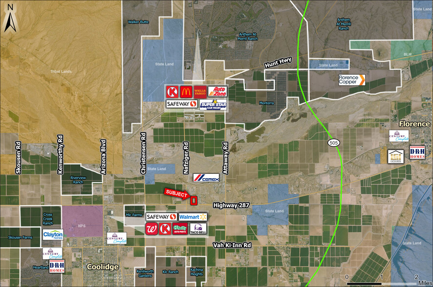 Primary Photo Of W Highway 287, Coolidge Land For Sale