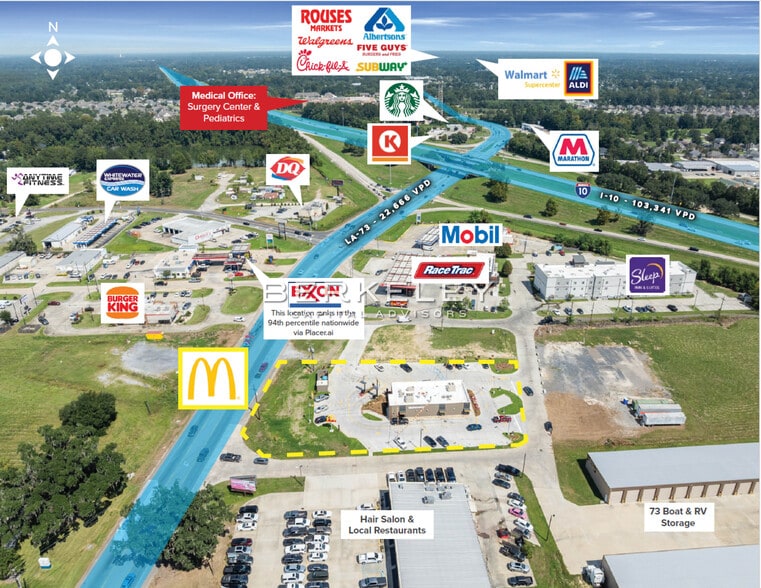 More Photos Of 13496 Highway 73, Geismar Fast Food For Sale