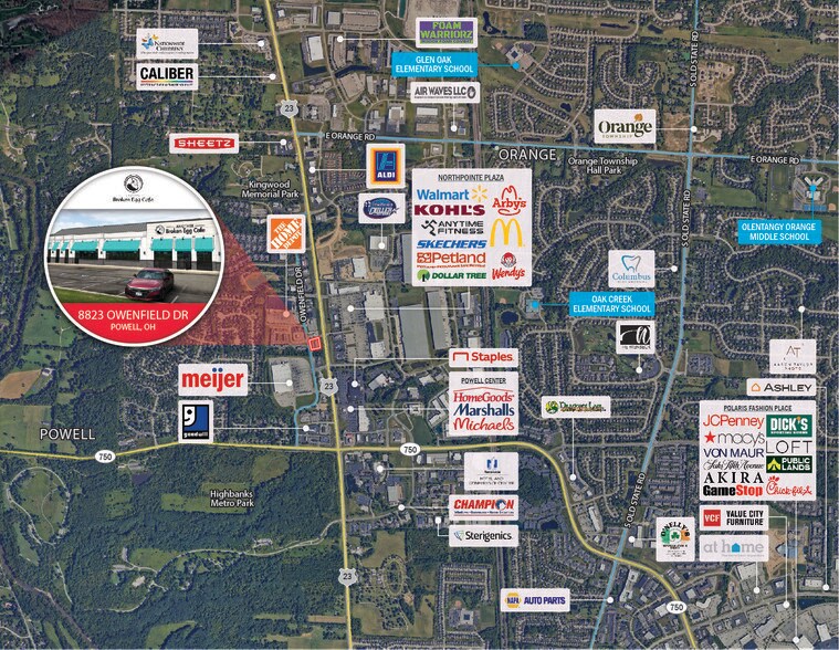 More Photos Of 8823 Owenfield Dr, Powell Restaurant For Sale