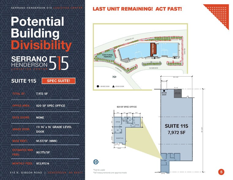 More Photos Of 515 N Gibson Rd, Henderson Distribution For Lease