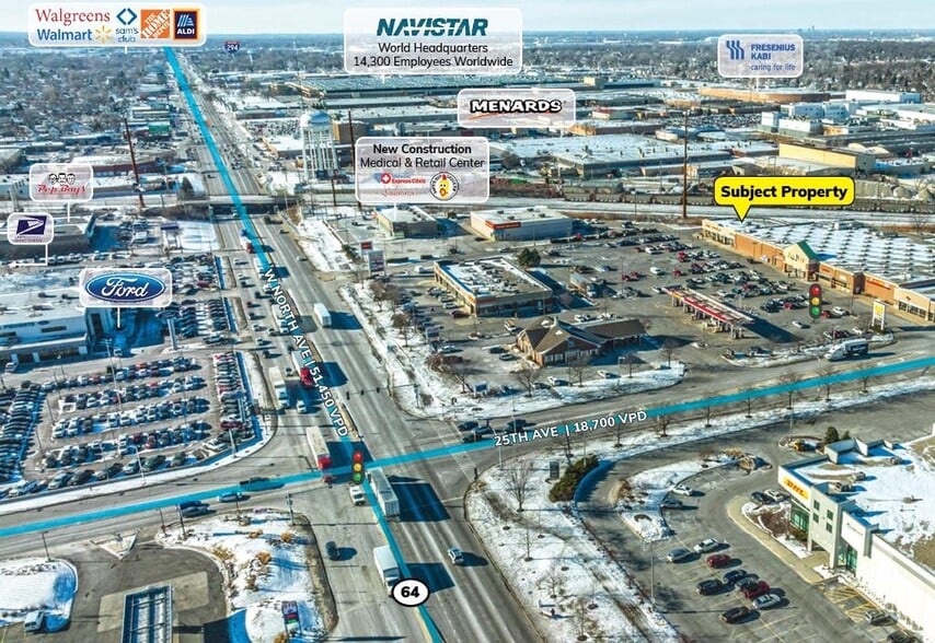 More Photos Of 2519-2541 W North Ave, Melrose Park Freestanding For Lease