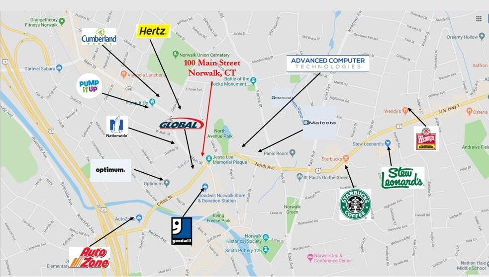 More Photos Of 100 Main St, Norwalk Auto Repair For Sale