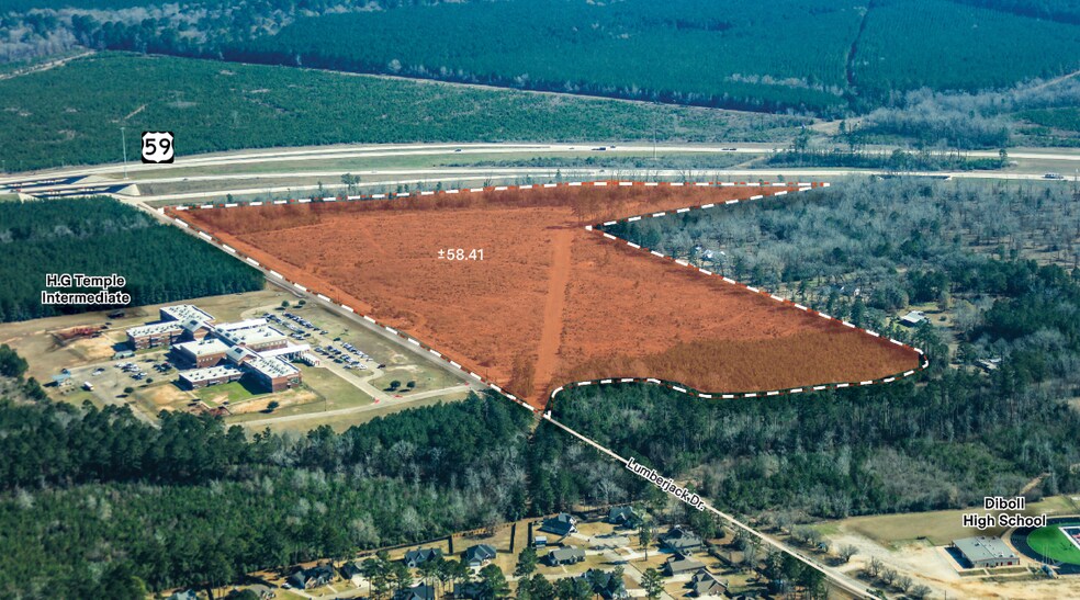 More Photos Of Lumberjack Dr. @ HWY 69, Diboll Land For Sale