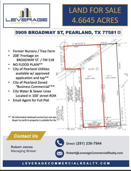 More Photos Of 5909 Pearland Pl, Pearland Land For Sale