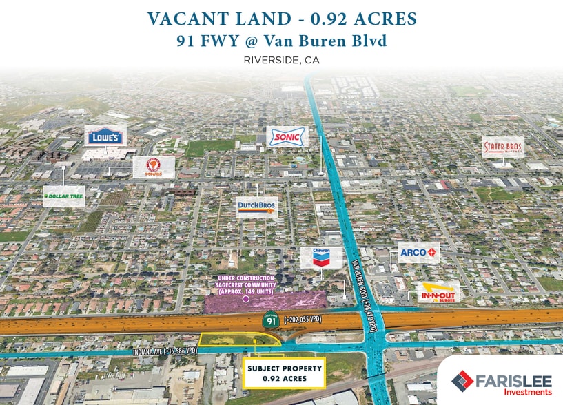 Primary Photo Of Indiana Ave, Riverside Land For Sale