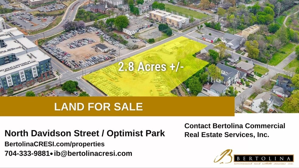 Primary Photo Of N Davidson St, Charlotte Land For Sale