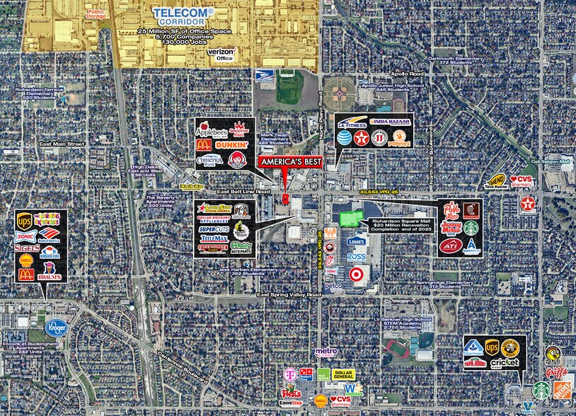 More Photos Of 1230 E Beltline Rd, Richardson Freestanding For Sale