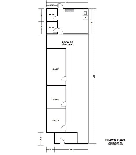 More Photos Of 610-650 Middle St, Weymouth Storefront For Lease