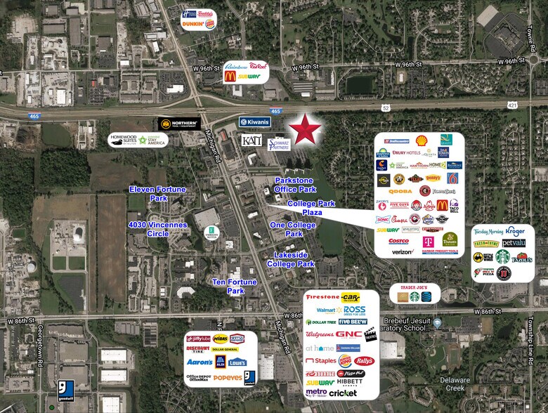 More Photos Of 3502 Woodview Trace, Indianapolis Office For Lease