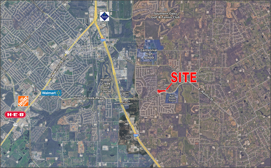 Primary Photo Of 1185 E Hidden Creek Pkwy, Burleson Land For Sale