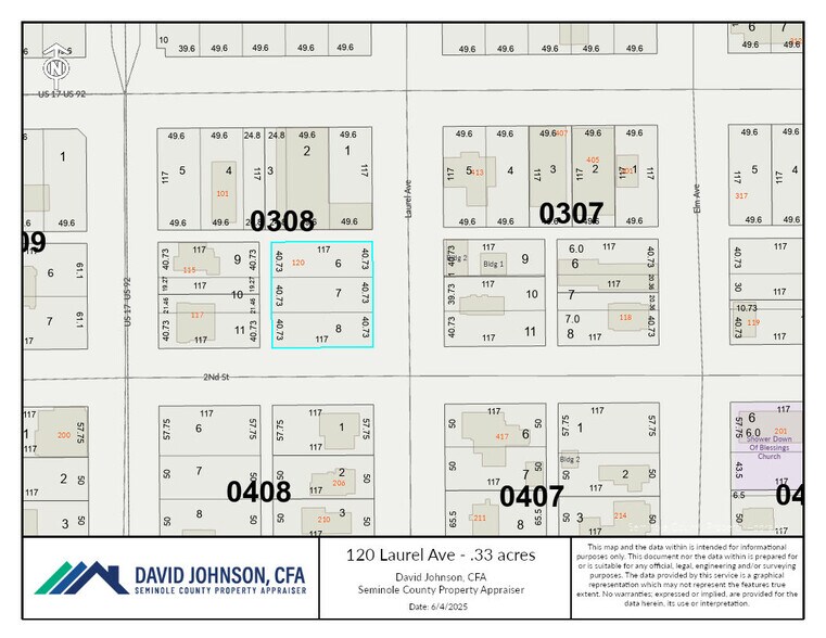 More Photos Of 120 S Laurel Ave, Sanford Land For Sale