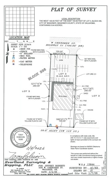 More Photos Of 509 W Cherokee St, Wagoner Freestanding For Sale