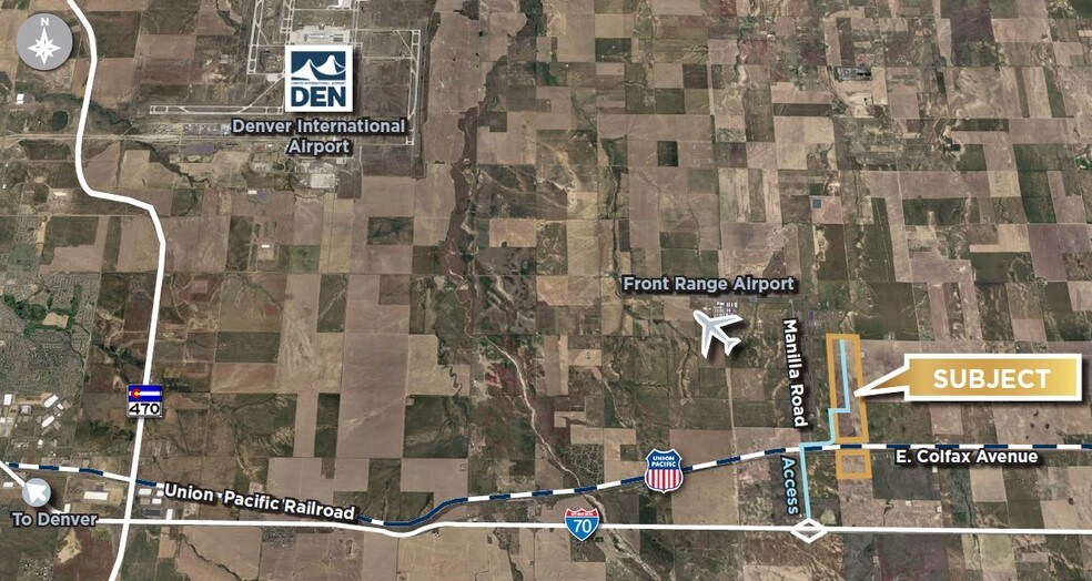 More Photos Of NWC E Colfax Avenue & Peterson Rd, Bennett Land For Lease