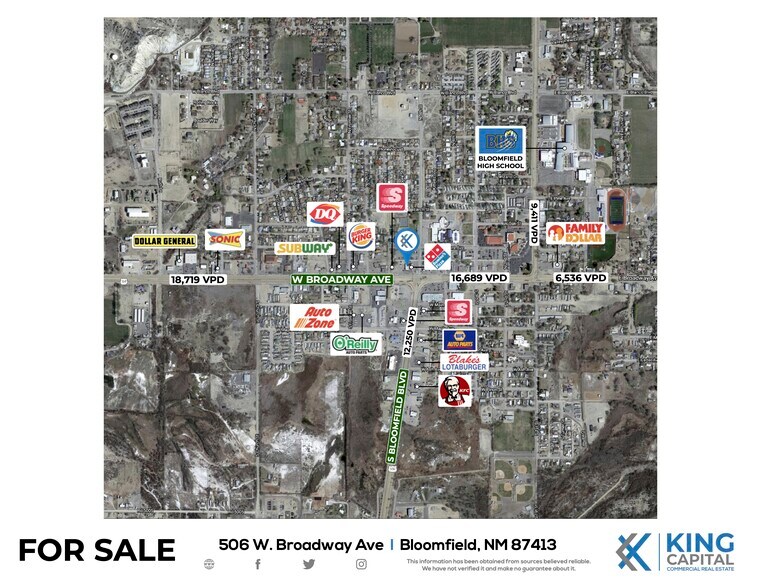 More Photos Of 506 W Broadway Ave, Bloomfield General Retail For Sale