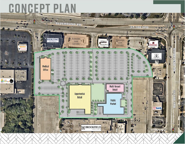 More Photos Of 15875 W Bluemound Rd, Brookfield General Retail For Lease