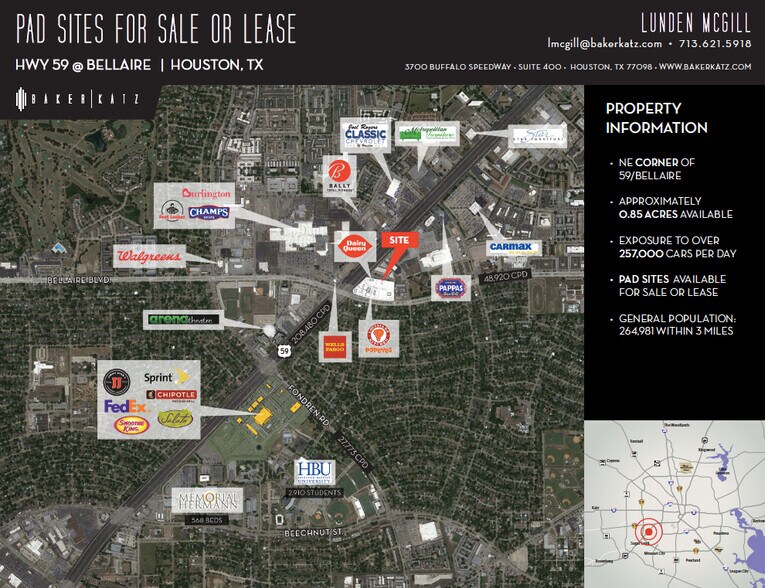 More Photos Of 7200 Bellaire Blvd, Houston Land For Sale