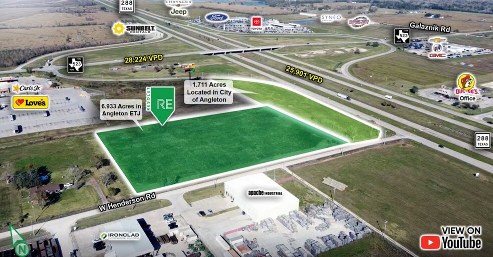 Primary Photo Of 40290 HWY 288, Angleton Land For Sale