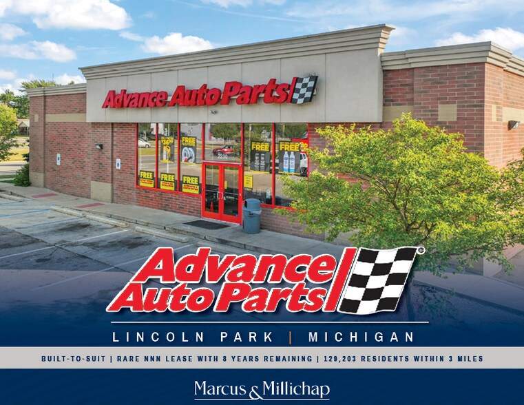 Primary Photo Of 2230 Fort St, Lincoln Park Freestanding For Sale