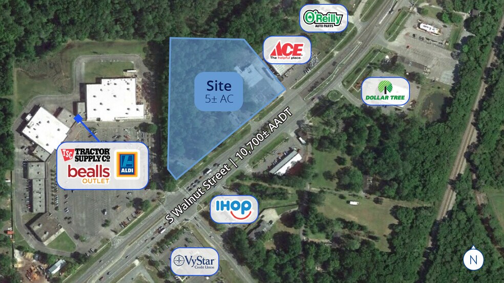 Primary Photo Of 1339 S Walnut St, Starke Land For Sale